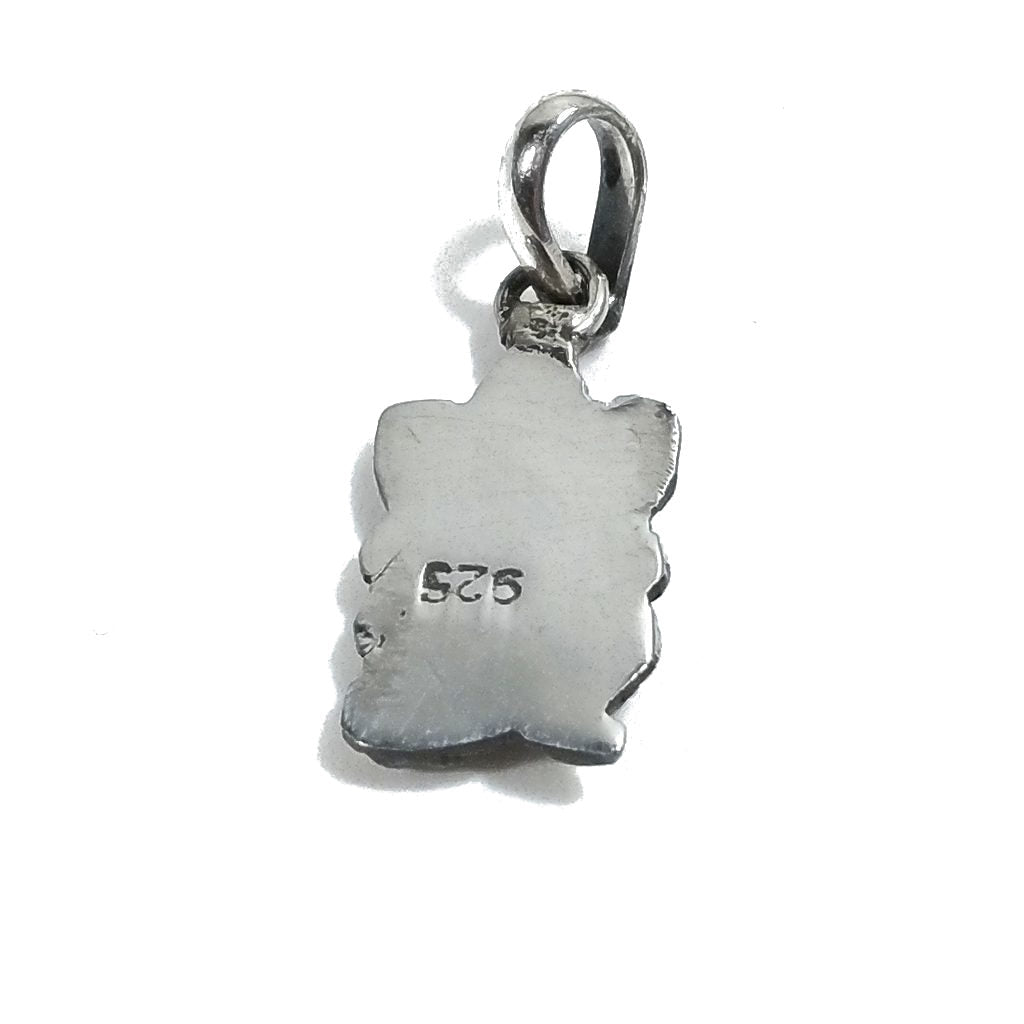 Ciondolo ETNICO in argento 925 con GANESH - NASPUR