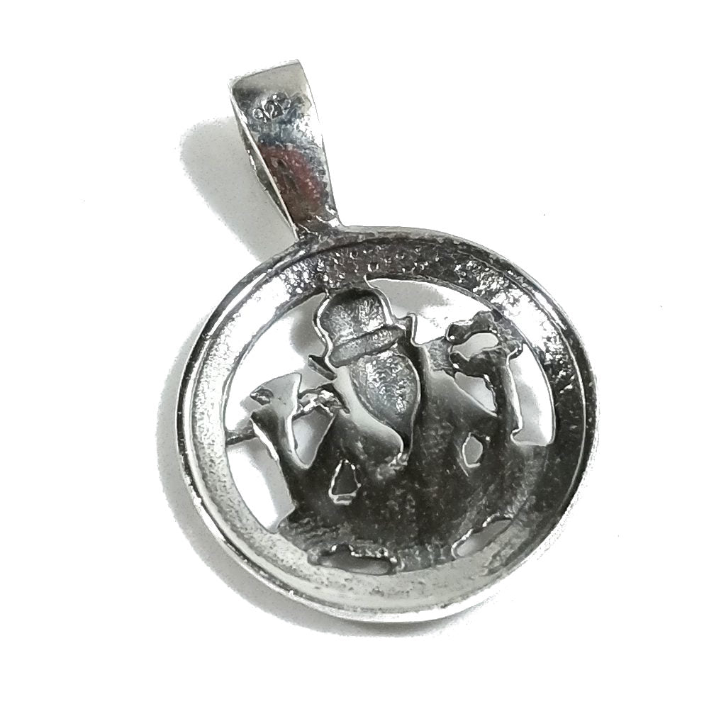 Ciondolo Ganesh in argento 925 - NUZVID