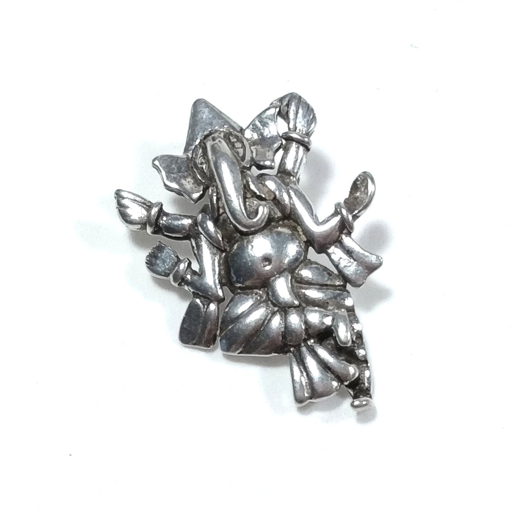 Ciondolo etnico in argento 925 con Ganesh - LAMBASINJI