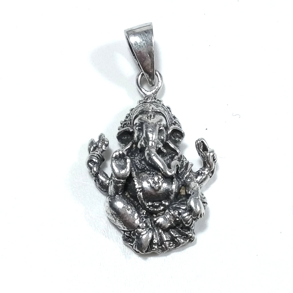 Ciondolo ETNICO in argento 925 con GANESH | GIOIELLI IN ARGENTO