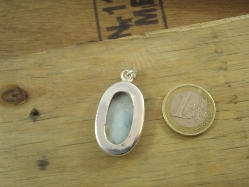 CIONDOLO larimar - argento  925 IV - ilmondodiwit - Ciondolo