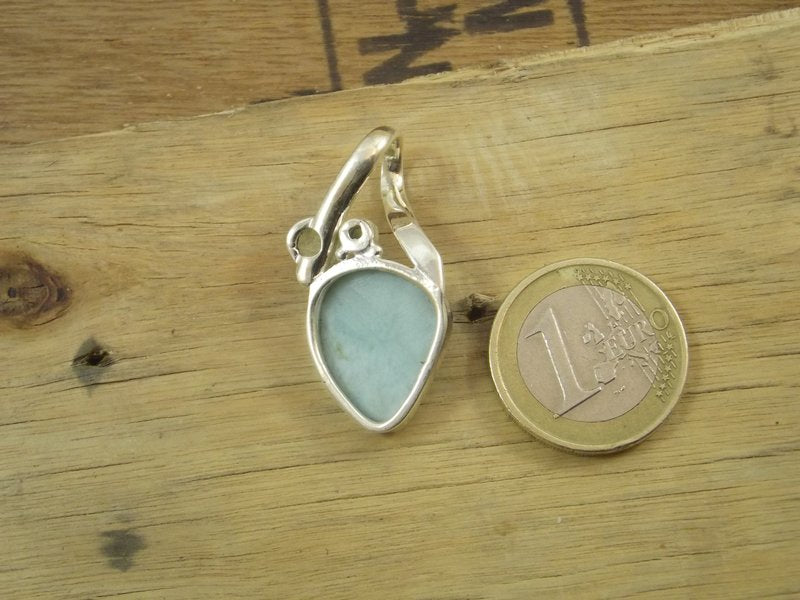 CIONDOLO larimar - argento  925 VII - ilmondodiwit - Ciondolo