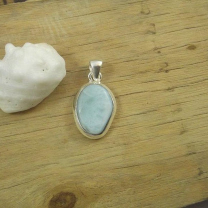 CIONDOLO larimar - argento  925 X - ilmondodiwit - Ciondolo
