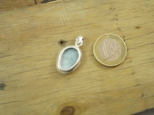 CIONDOLO larimar - argento  925 X - ilmondodiwit - Ciondolo