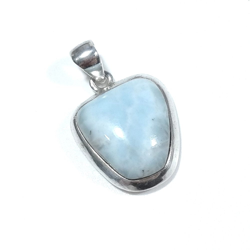 Ciondolo con pietra in argento 925 Ciondolo artigianale Larimar | GIOIELLI IN ARGENTO – immagine5