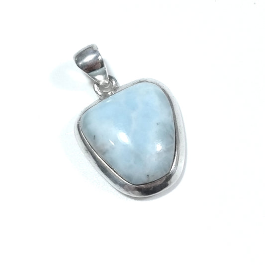 Ciondolo con pietra in argento 925 Ciondolo artigianale Larimar | GIOIELLI IN ARGENTO