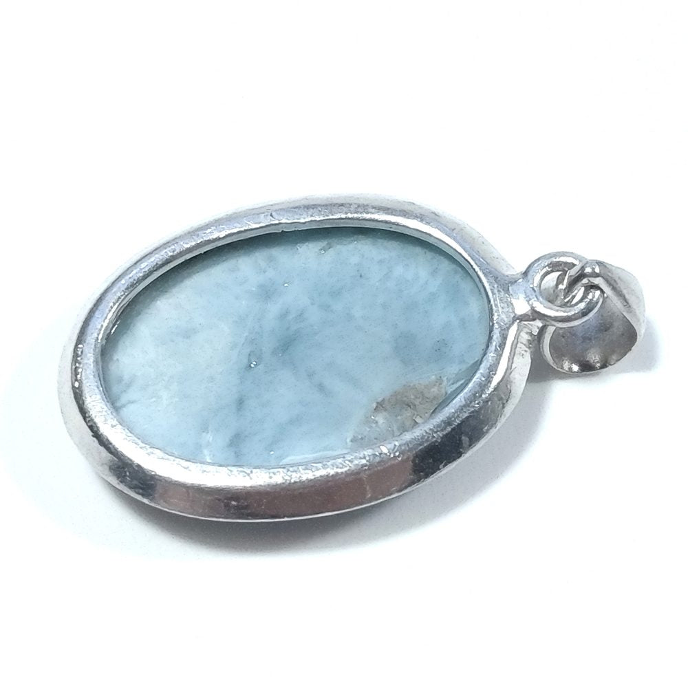 Ciondolo in argento 925 con Larimar - MATHURA – immagine3