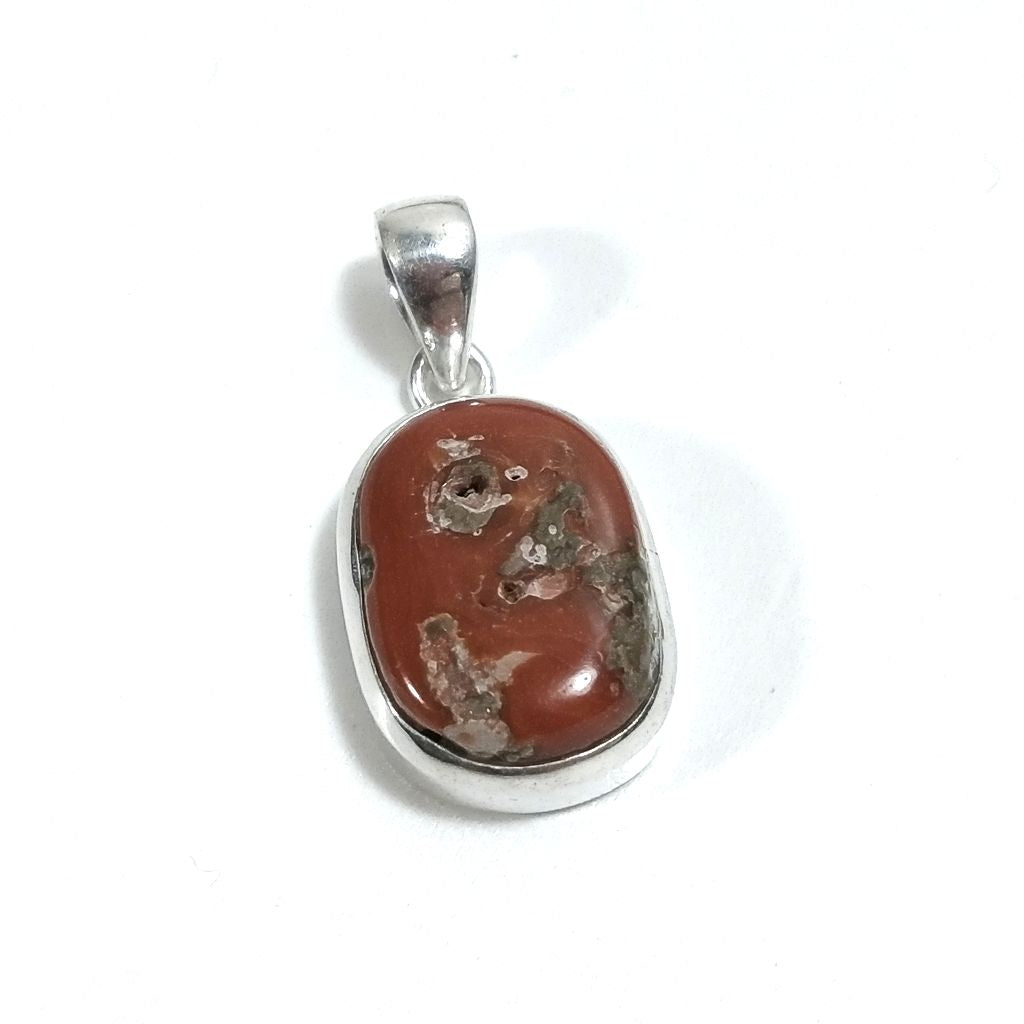 CIONDOLO con corallo naturale - argento 925 | Gioielli in argento