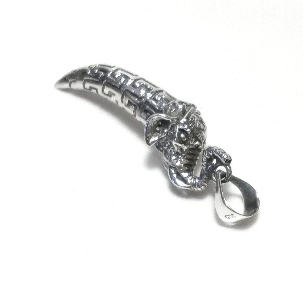 Ciondolo ETNICO in argento 925 con GANESH | GIOIELLI IN ARGENTO