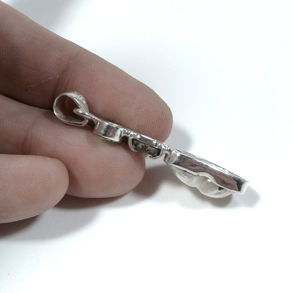 Ciondolo artigianale in argento 925 con Perla – immagine5