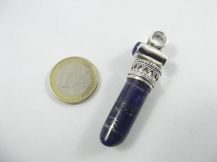 CIONDOLO punta di Lapislazzuli e argento 925 - ilmondodiwit - Ciondolo