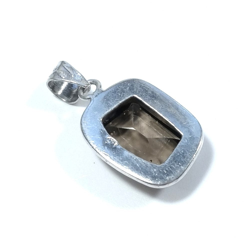 Ciondolo ETNICO in argento 925 Quarzo fumé – immagine4