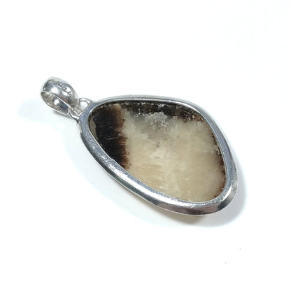 Ciondolo con pietra in argento 925 Ciondolo artigianale Septaria Pietra del Drago | GIOIELLI IN ARGENTO – immagine4