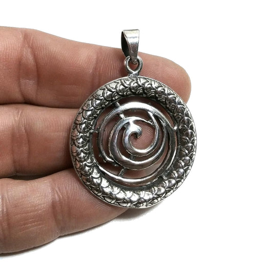 Copia del Ciondolo in argento 925 Ciondolo artigianale SPIRALE | Gioielli in argento