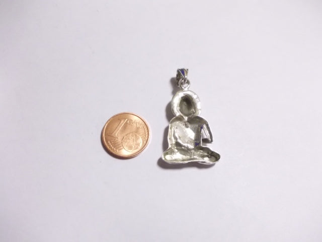 CIONDOLO BUDDHA argento - ilmondodiwit - Ciondolo