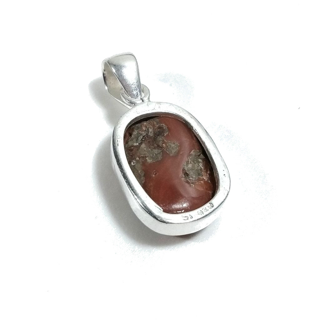 CIONDOLO con corallo naturale - argento 925 | Gioielli in argento