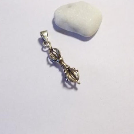 CIONDOLO DORJE argento - ilmondodiwit - Ciondolo