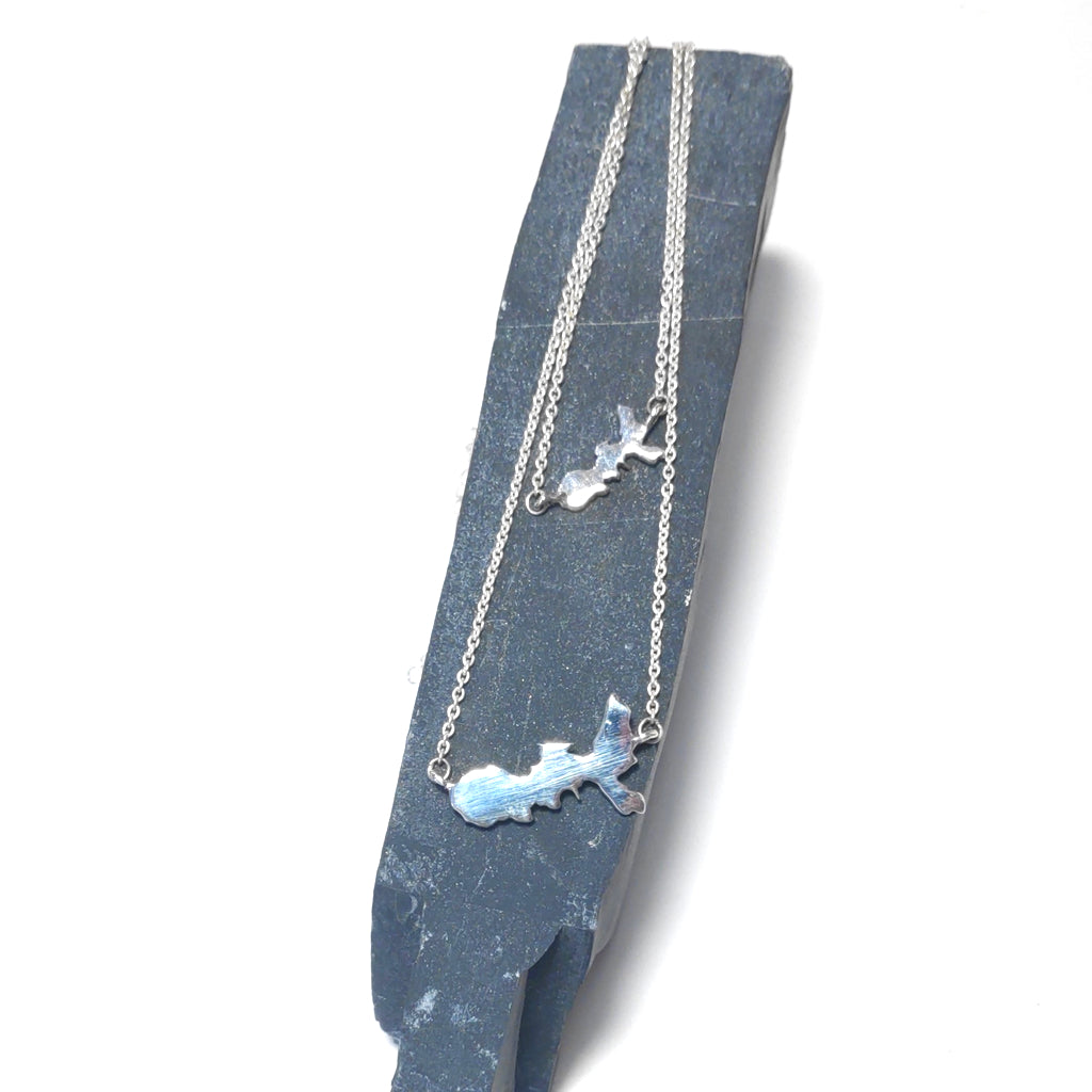 Collana Isola d'Elba in argento 925 piccola- Elba a porter