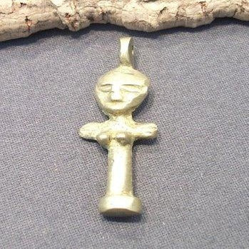 Ciondolo etnico ottone Naga man - DHAMTARI – immagine1