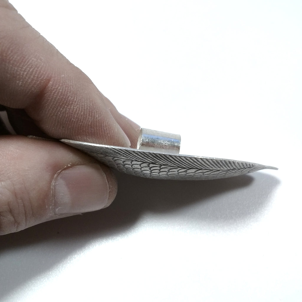 Ciondolo artigianale in argento 925 ORNAMENTI etnici | PESCI – immagine3