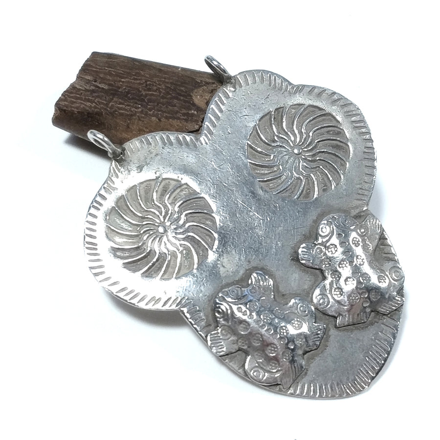 Ciondolo artigianale in argento 925 ORNAMENTI etnici | GIOIELLI ETNICI