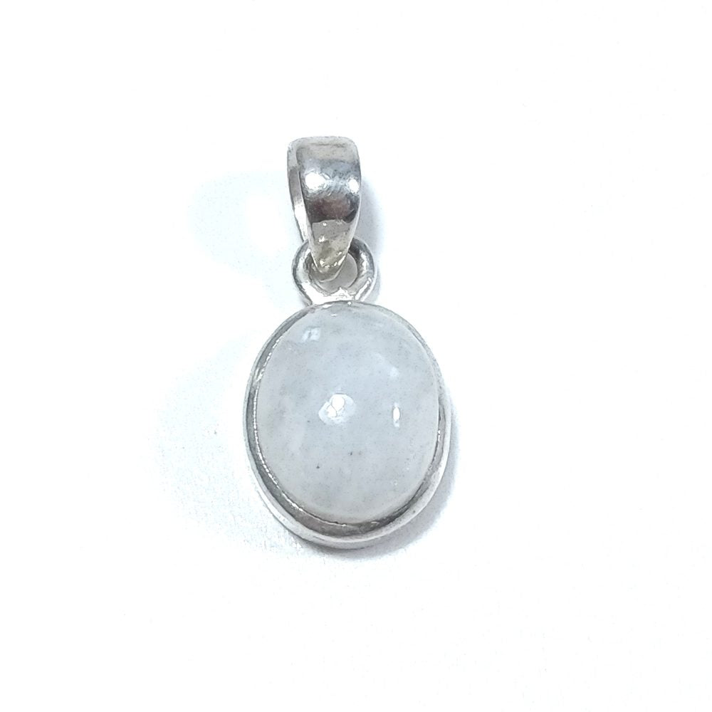 CIONDOLO PIETRA | in argento 925 con Pietra di Luna | GIOIELLI CON PIETRE
