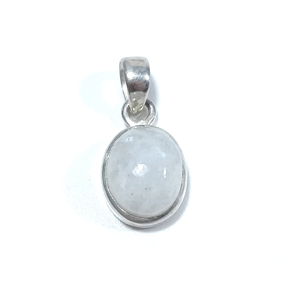 CIONDOLO PIETRA | in argento 925 con Pietra di Luna | GIOIELLI CON PIETRE