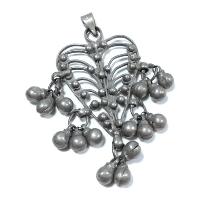 Ciondolo ETNICO in argento antico con ORNAMENTI etnici | GIOIELLI IN ARGENTO – immagine4