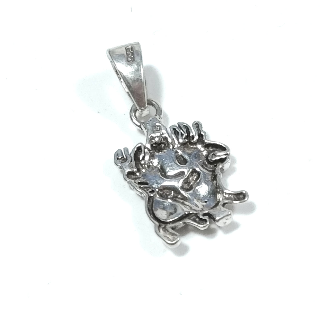 Ciondolo ETNICO in argento 925 con DURGA – immagine4