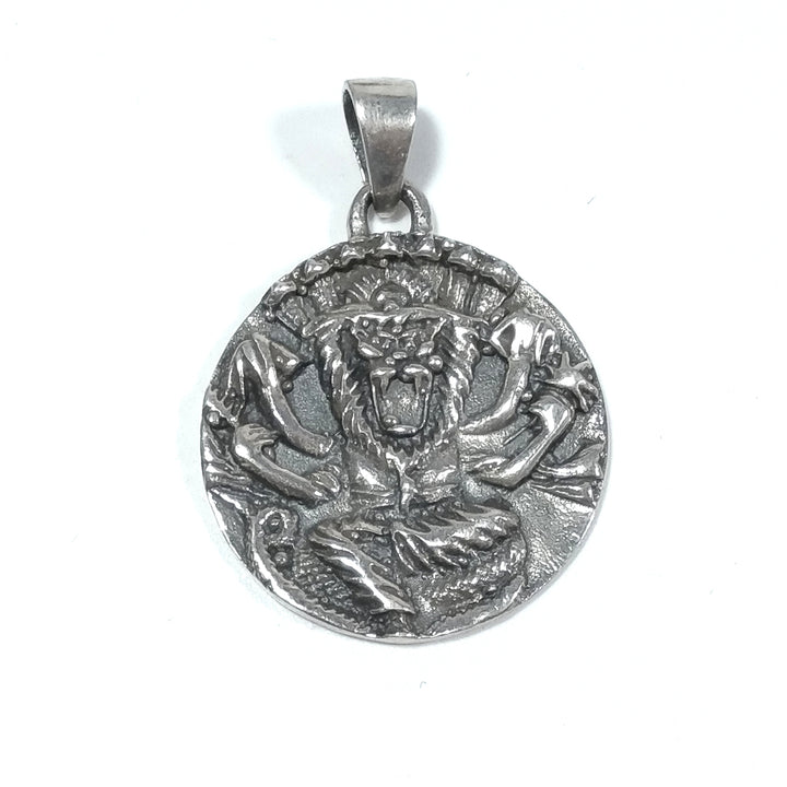 Ciondolo ETNICO in argento 925 con KALI | GIOIELLI ETNICI