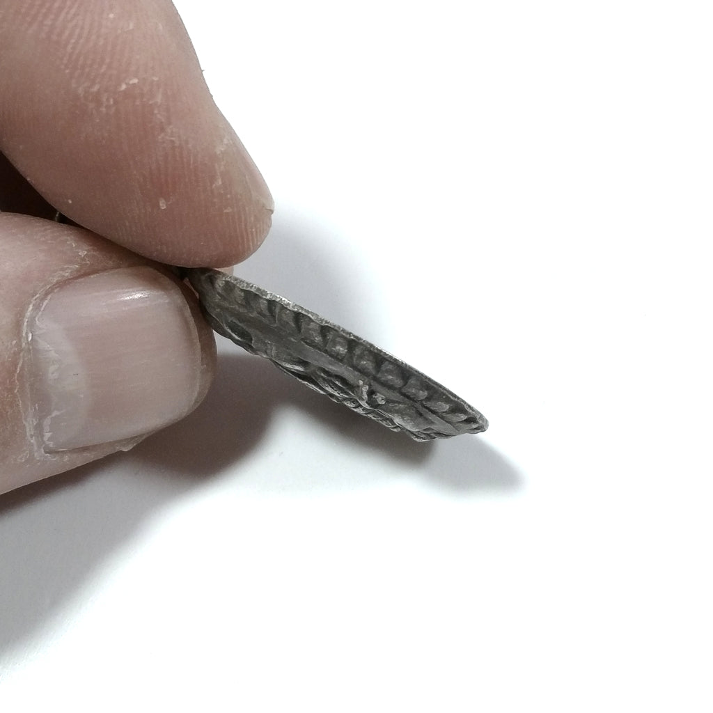 Ciondolo ETNICO in argento antico con SARASWATI | GIOIELLI ETNICI – immagine3