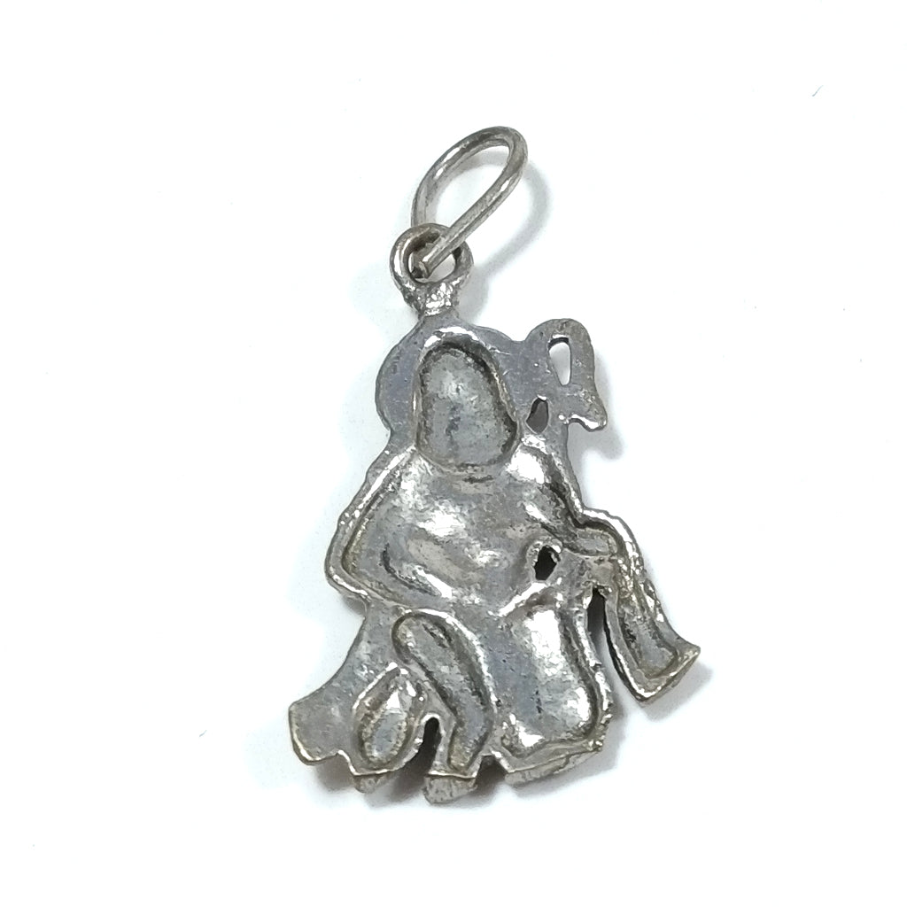Ciondolo ETNICO in argento antico con HANUMAN – immagine5