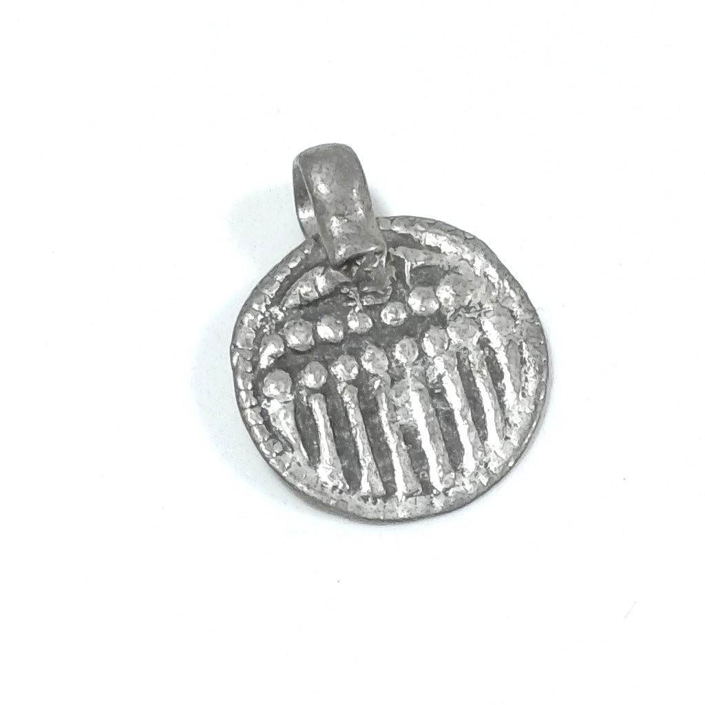 Ciondolo ETNICO in argento antico con SAPTA MATRIKA | GIOIELLI ETNICI