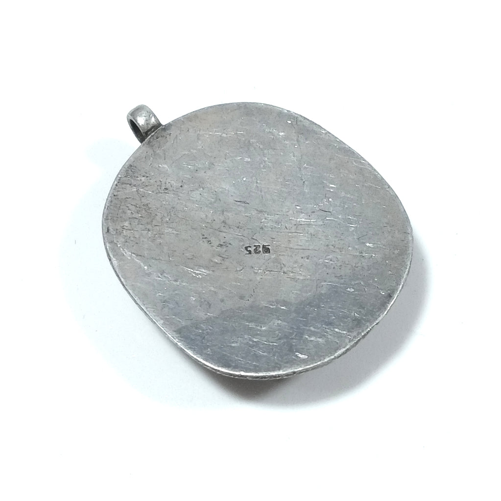 Ciondolo ETNICO in argento antico con LAKSHMI | GIOIELLI ETNICI