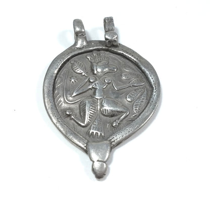 HANUMAN Ciondolo ETNICO in argento antico
