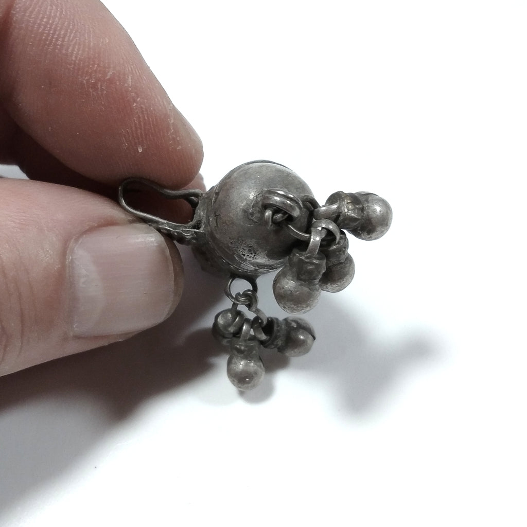 Ciondolo ETNICO in argento antico con PORTA PREGHIERE | GIOIELLI ETNICI – immagine5