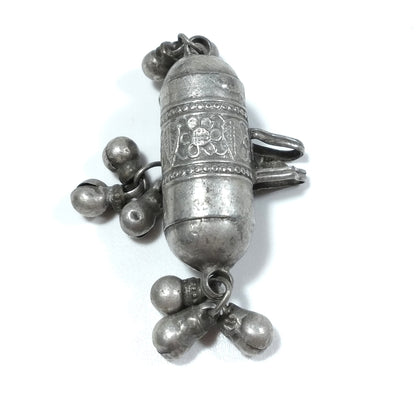 Ciondolo ETNICO in argento antico con PORTA PREGHIERE | GIOIELLI ETNICI – immagine4