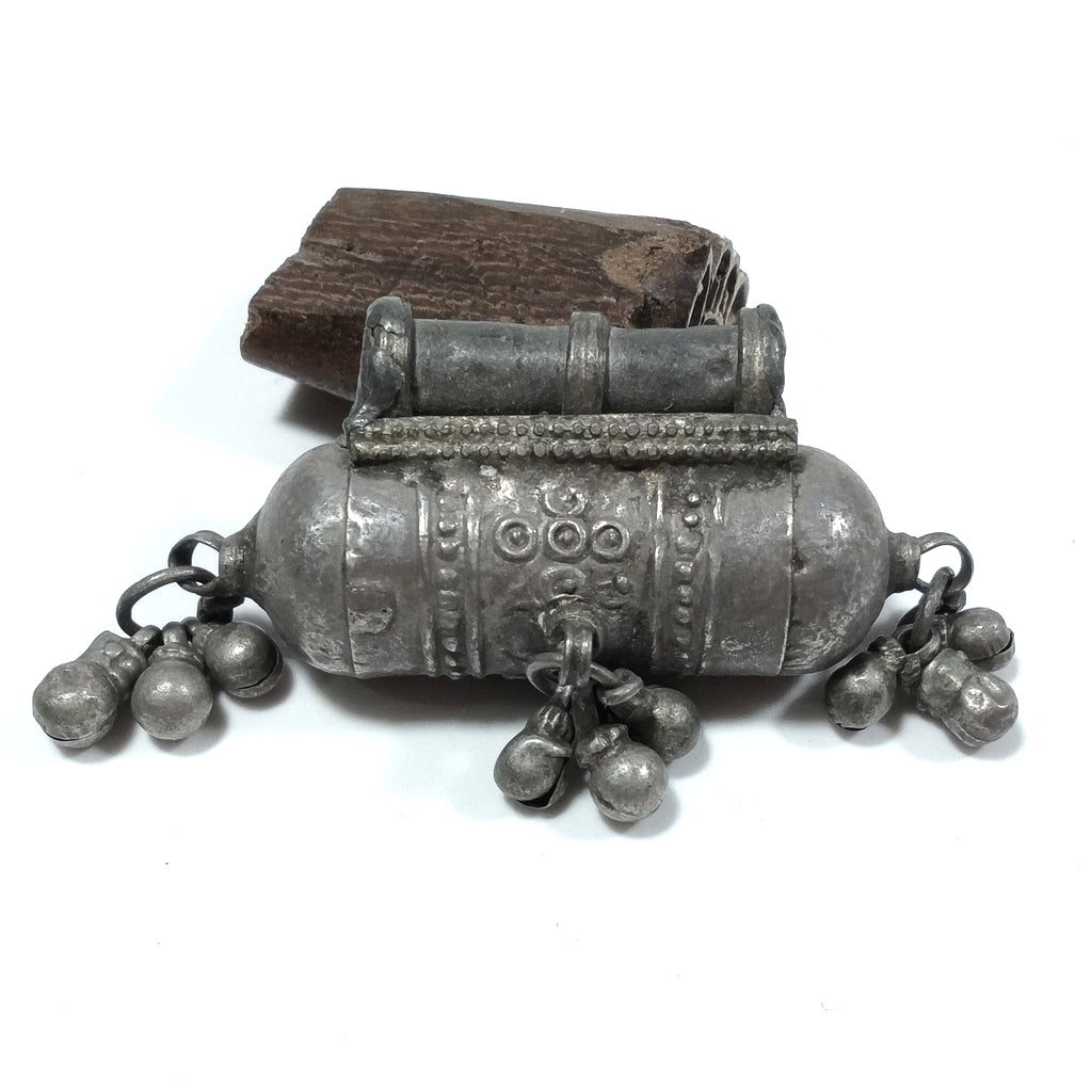 Ciondolo ETNICO in argento antico con PORTA PREGHIERE | GIOIELLI ETNICI