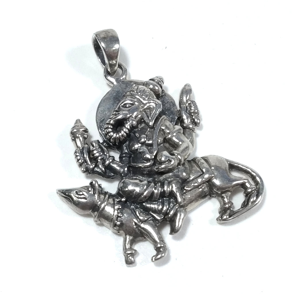 Ciondolo etnico in argento 925 GANESH - BATARWAR