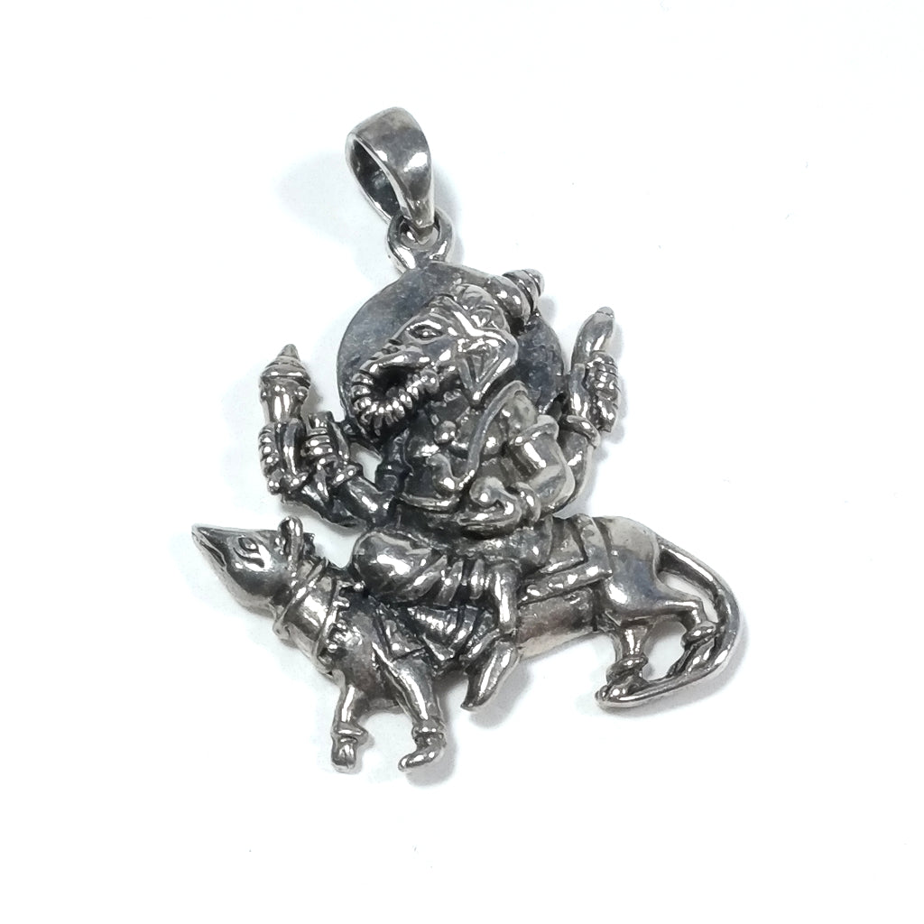 Ciondolo etnico in argento 925 GANESH - BATARWAR