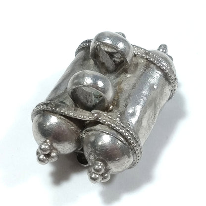Ciondolo ETNICO in argento antico con PORTA PREGHIERE | GIOIELLI ETNICI – immagine5