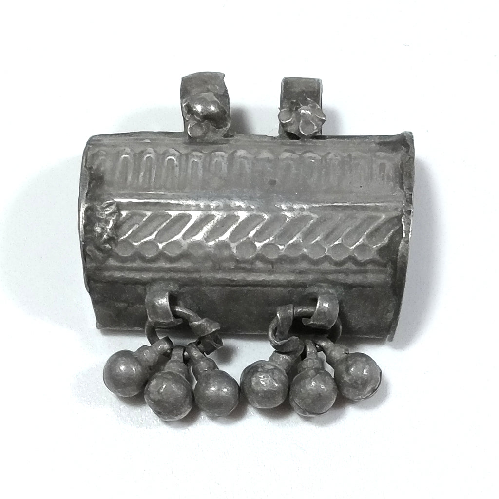 Ciondolo ETNICO in argento antico con PORTA PREGHIERE | GIOIELLI ETNICI