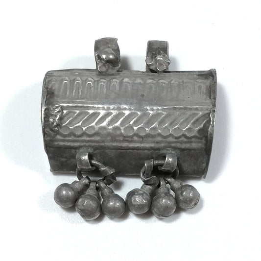 Ciondolo ETNICO in argento antico con PORTA PREGHIERE | GIOIELLI ETNICI