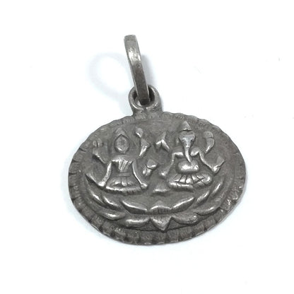 Ciondolo ETNICO in argento antico con SHIVA