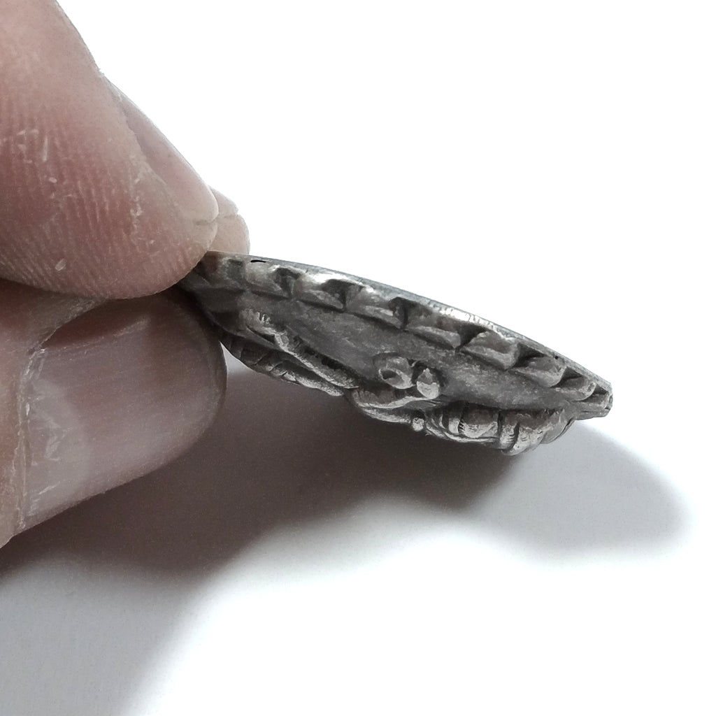 Ciondolo ETNICO in argento antico con SHIVA | GIOIELLI ETNICI – immagine4