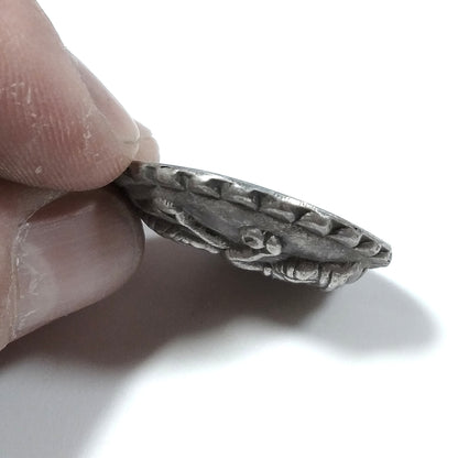 Ciondolo ETNICO in argento antico con SHIVA | GIOIELLI ETNICI – immagine4