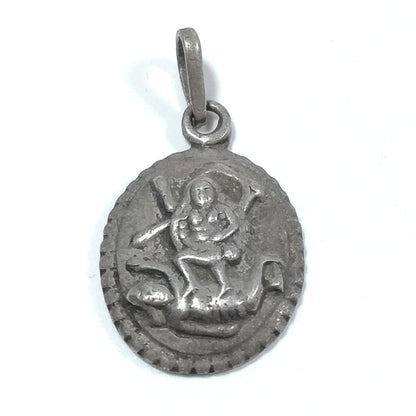 Ciondolo ETNICO in argento antico con KALI | GIOIELLI ETNICI