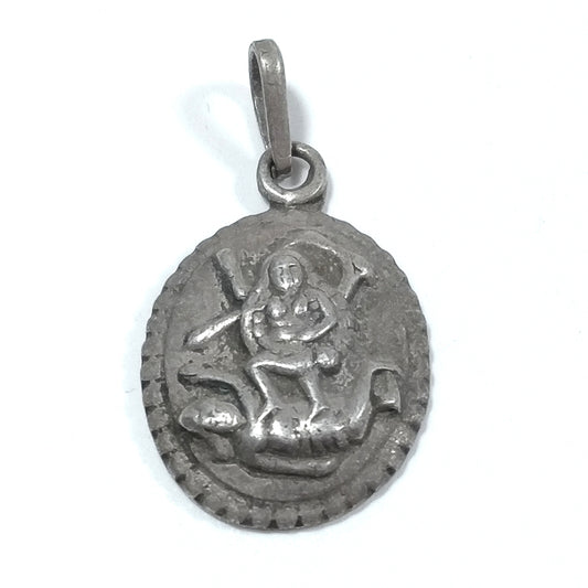 Ciondolo ETNICO in argento antico con KALI | GIOIELLI ETNICI