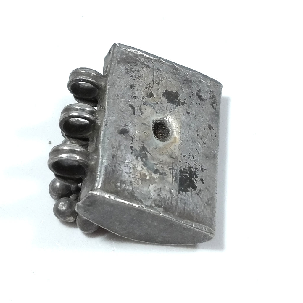 Ciondolo etnico in argento antico con PORTA PREGHIERE - NIZA