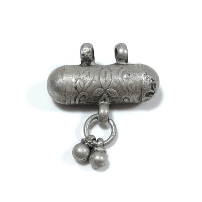 Ciondolo ETNICO in argento antico con PORTA PREGHIERE | GIOIELLI ETNICI